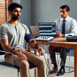 Polygraph examiner conducting corporate lie detector test in India